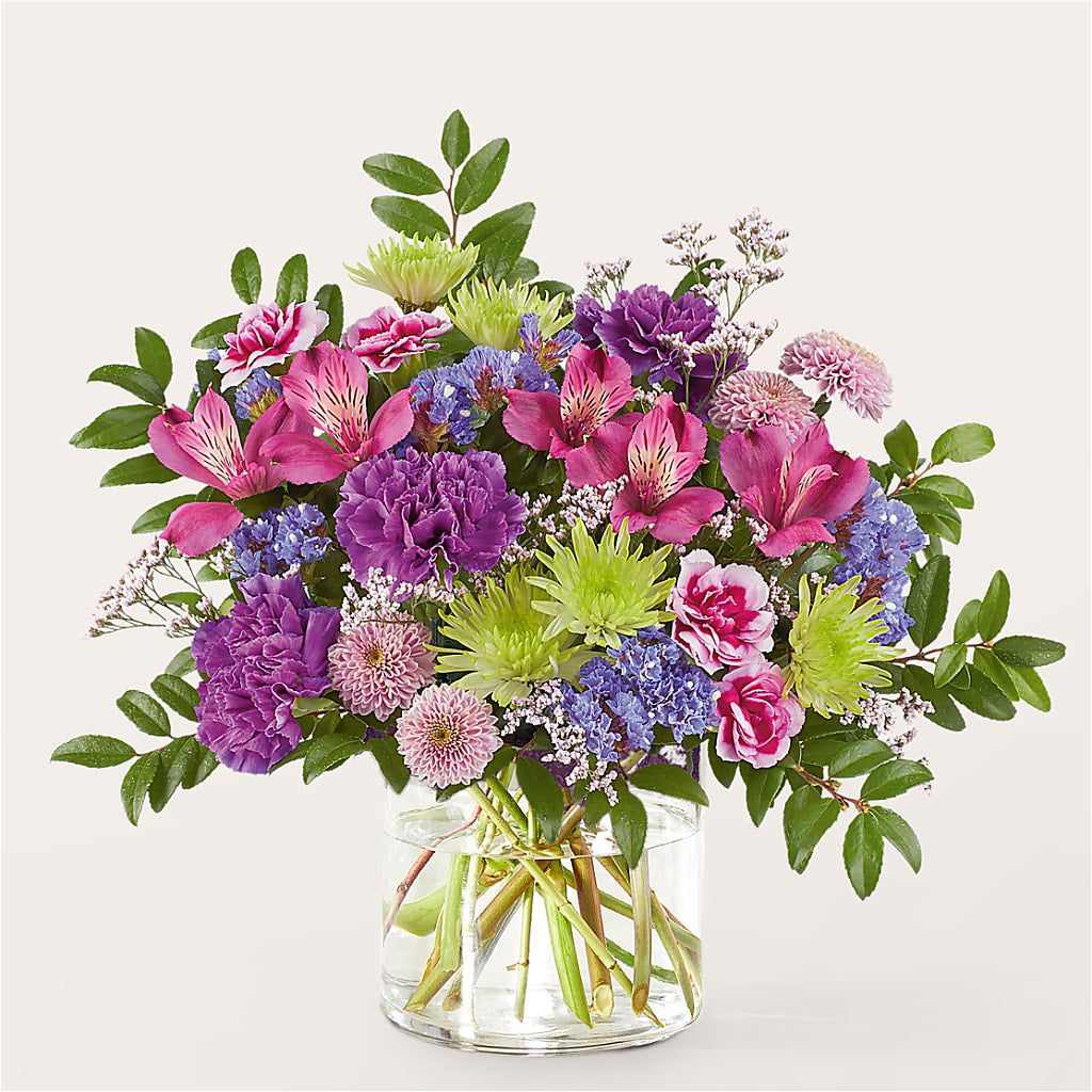Glass Half Full Bouquet – For The Love Of Flowers, Johns Island SC