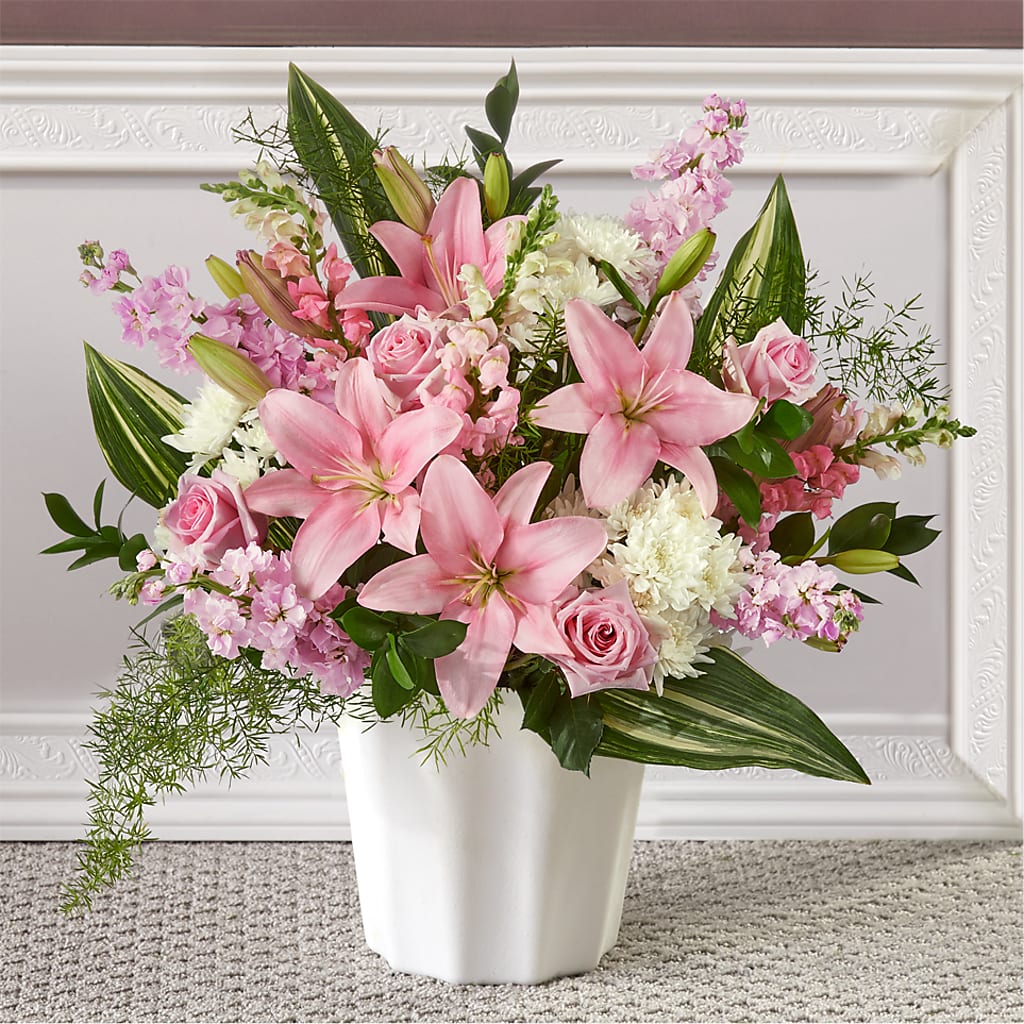 Simply Serene Floor Basket – For The Love Of Flowers, Johns Island SC