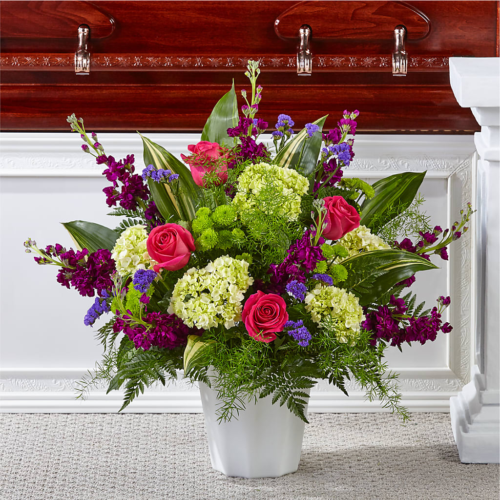 Beautiful Horizons Floor Basket – For The Love Of Flowers, Johns Island SC