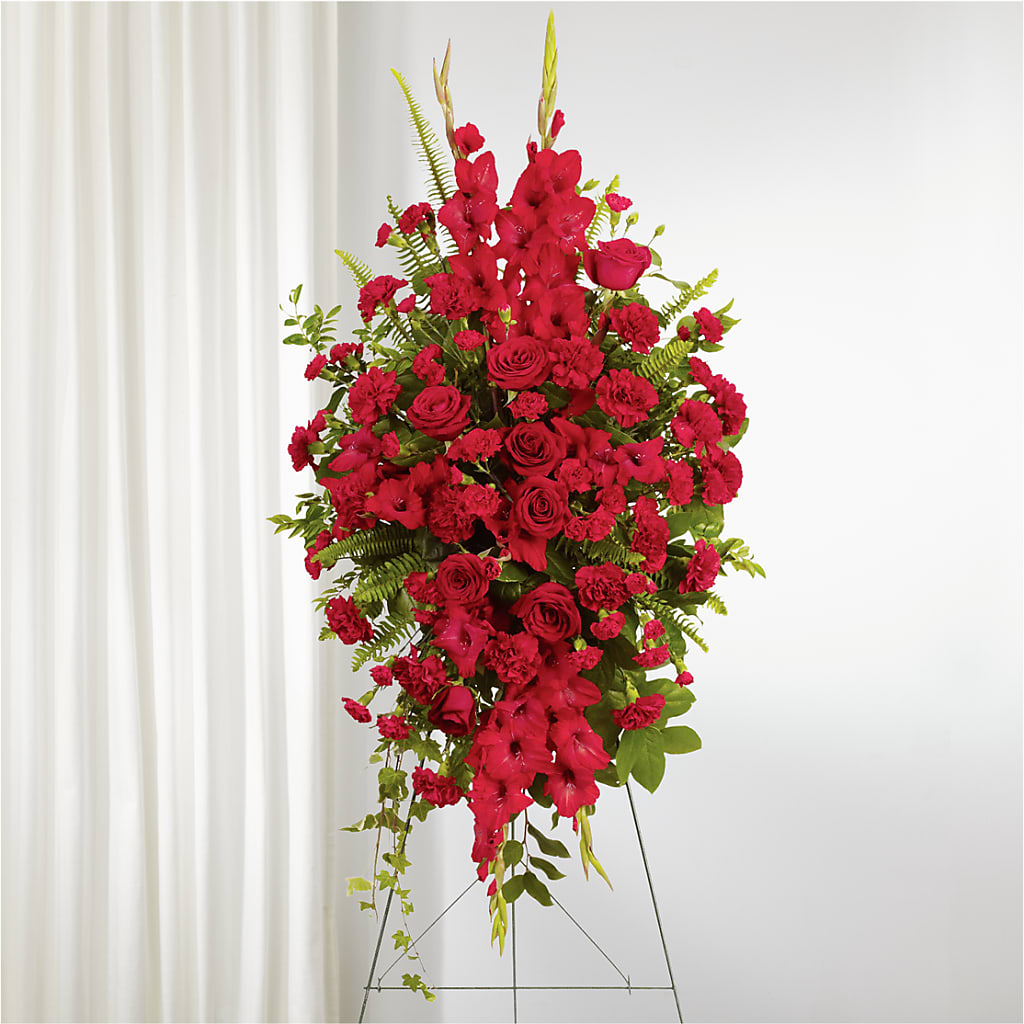 From the Heart Standing Spray – For The Love Of Flowers, Johns Island SC