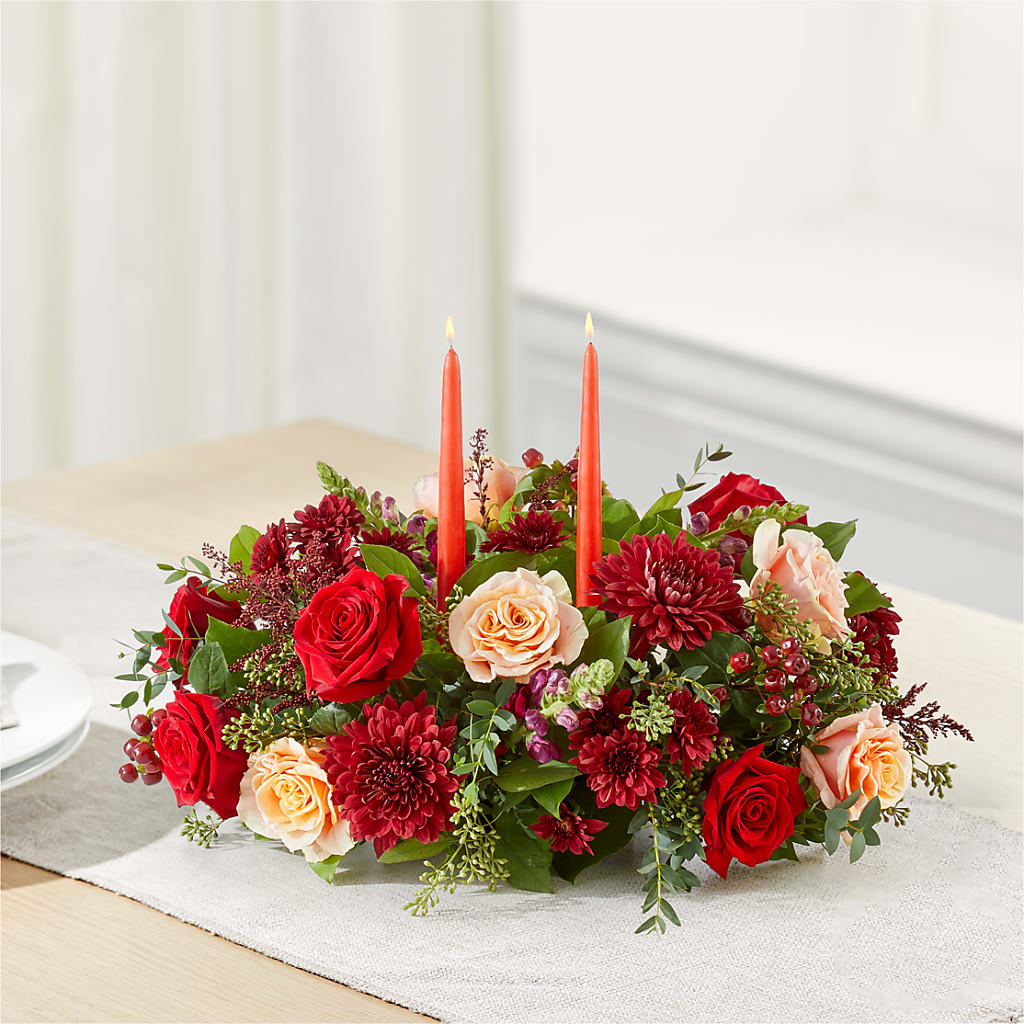 Most Thankful Centerpiece – For The Love Of Flowers, Johns Island SC