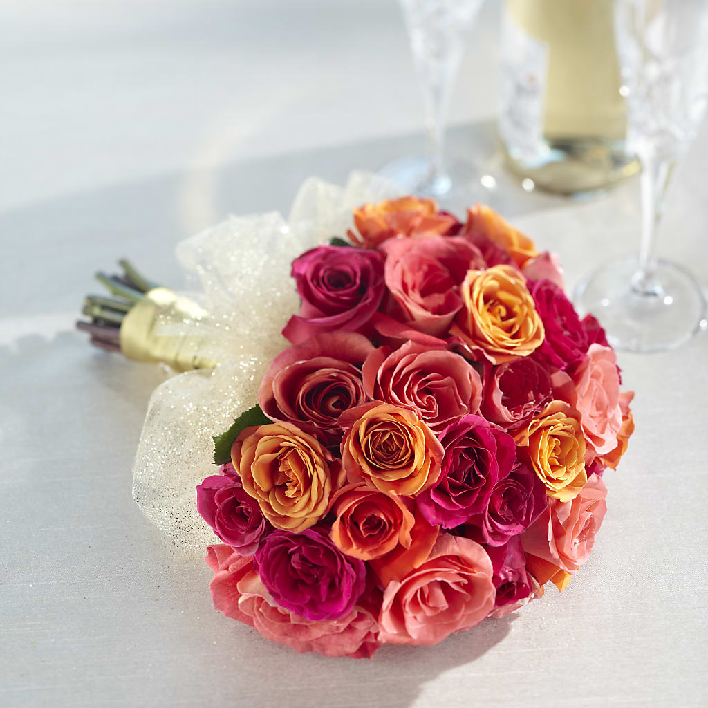 Sweet Roses Bouquet – For The Love Of Flowers, Johns Island SC