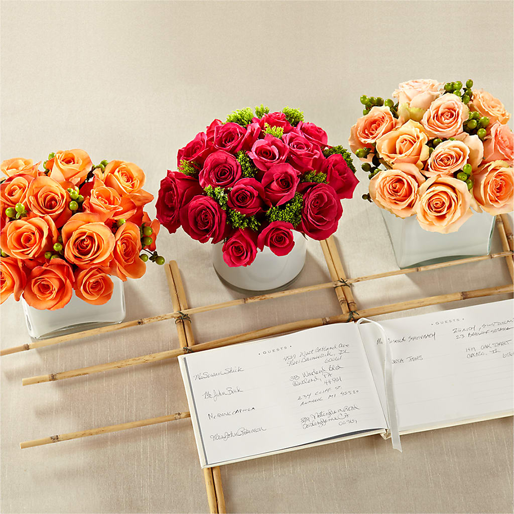 Dawn Rose Centerpiece – For The Love Of Flowers, Johns Island SC