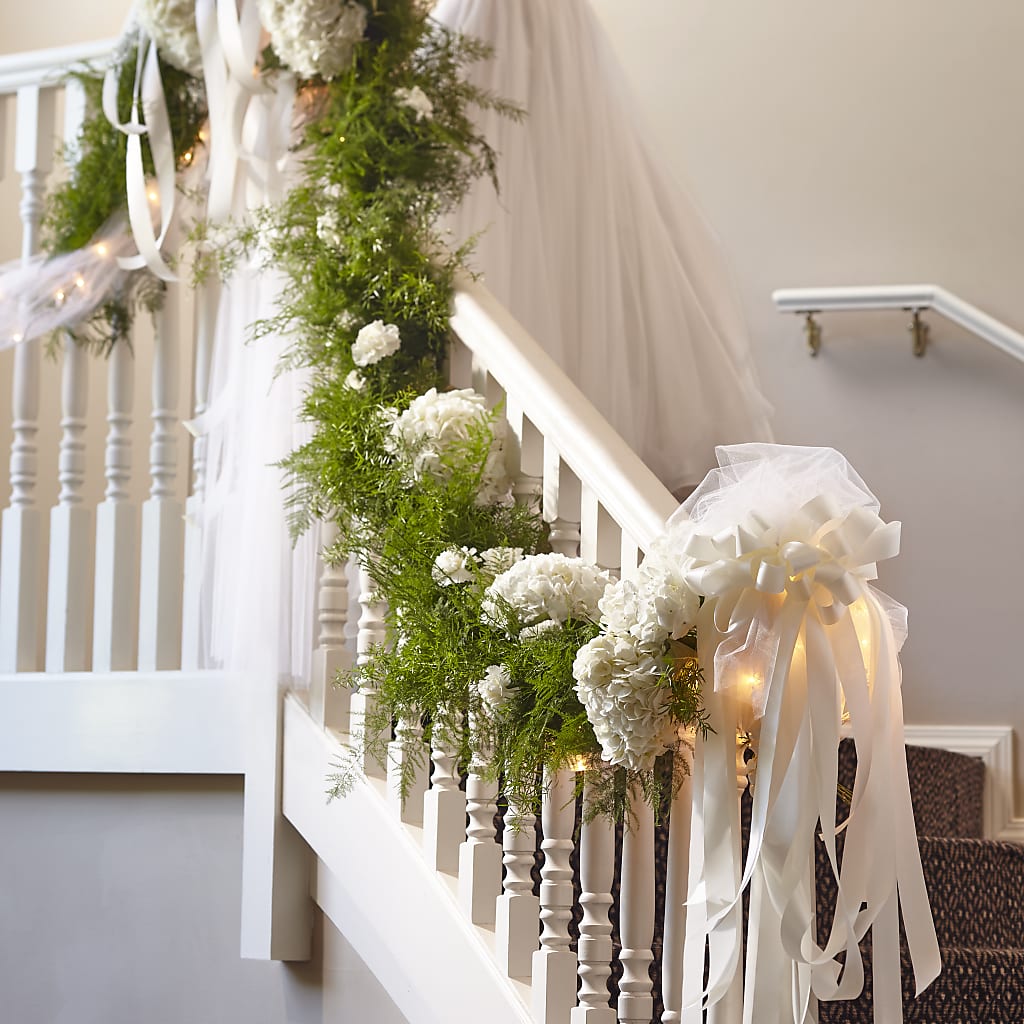 Champagne Dreams Garland – For The Love Of Flowers, Johns Island SC