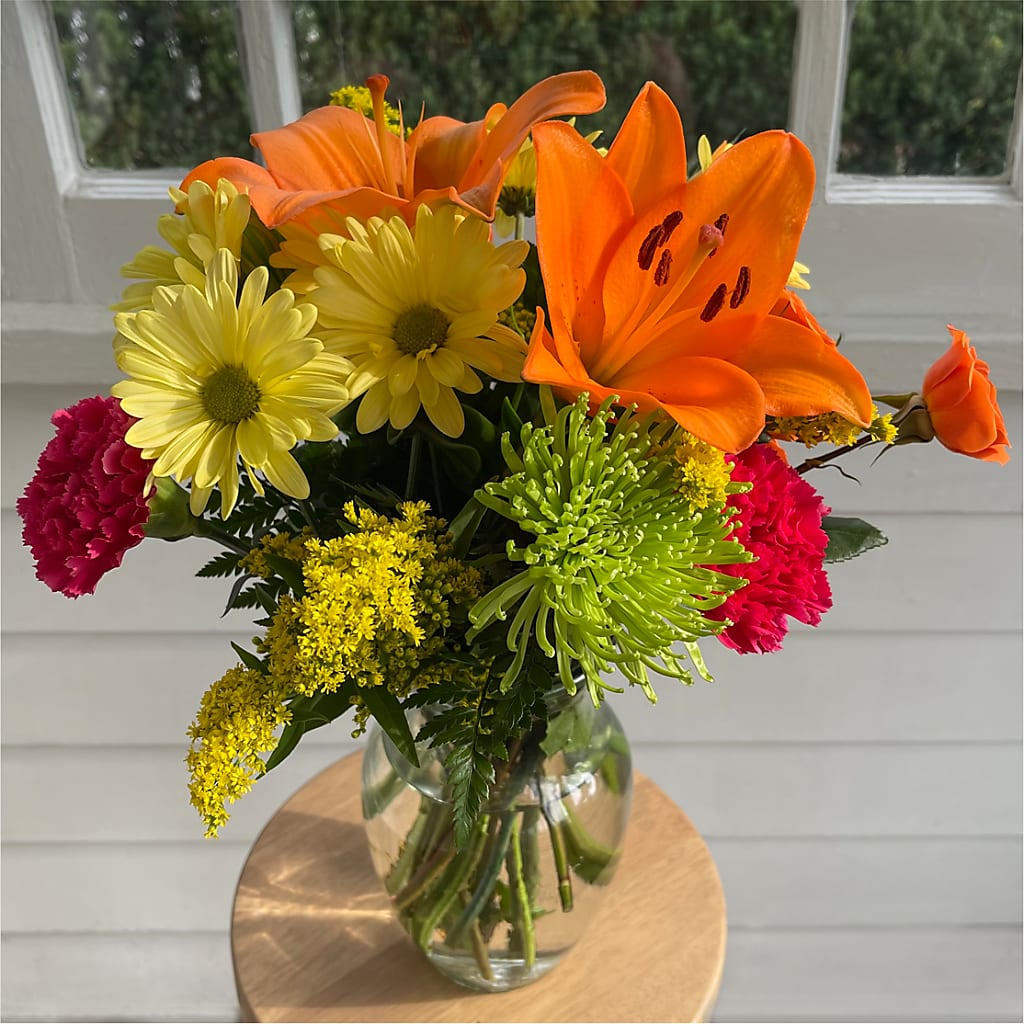 Bold & Bright – A Florist Original –  For The Love Of Flowers, Johns Island SC