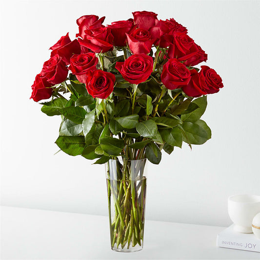 Long Stem Red Rose Bouquet –  For The Love Of Flowers, Johns Island SC