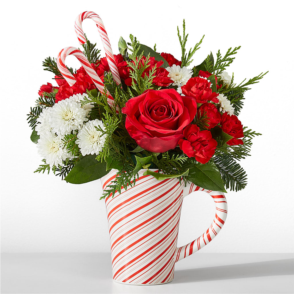 Peppermint Swirl Mug –  For The Love Of Flowers, Johns Island SC