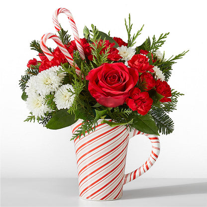 Peppermint Swirl Mug –  For The Love Of Flowers, Johns Island SC