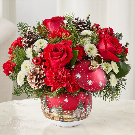 Christmas Carols Ornament –  For The Love Of Flowers, Johns Island SC