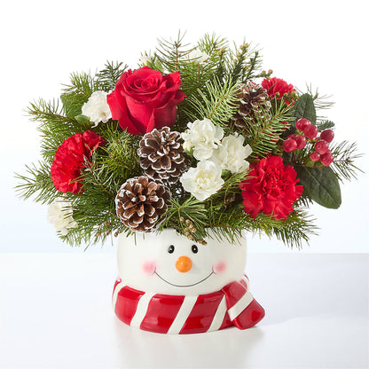 Jolly Snowman Bouquet –  For The Love Of Flowers, Johns Island SC
