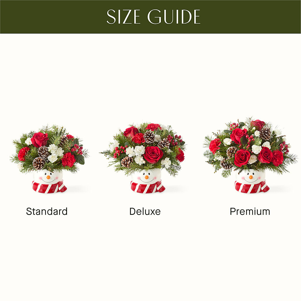 Jolly Snowman Bouquet –  For The Love Of Flowers, Johns Island SC