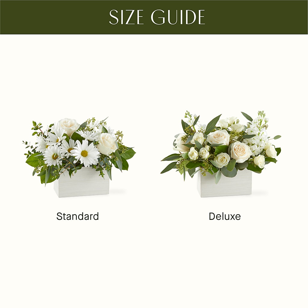 Fresh Linen Box Bouquet –  For The Love Of Flowers, Johns Island SC