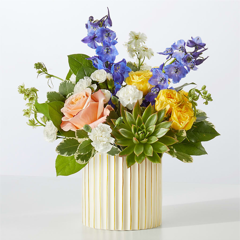 Cobalt Reverie Bouquet –  For The Love Of Flowers, Johns Island SC