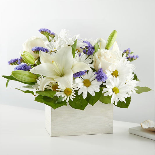 Beyond Blue Box Bouquet –  For The Love Of Flowers, Johns Island SC