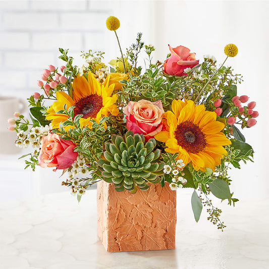 Sunflower Season Bouquet –  For The Love Of Flowers, Johns Island SC