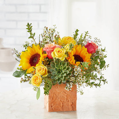 Sunflower Season Bouquet –  For The Love Of Flowers, Johns Island SC