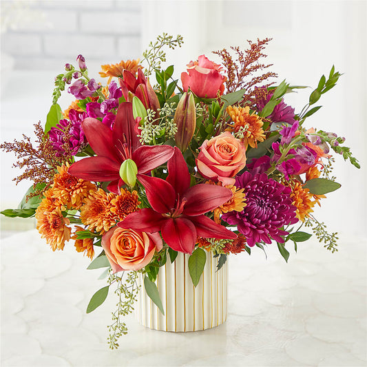 Burgundy Landscape Bouquet –  For The Love Of Flowers, Johns Island SC