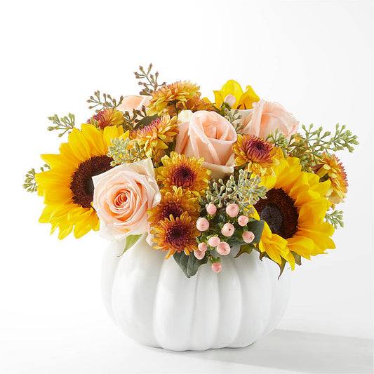 Pumpkin to Talk About Bouquet –  For The Love Of Flowers, Johns Island SC