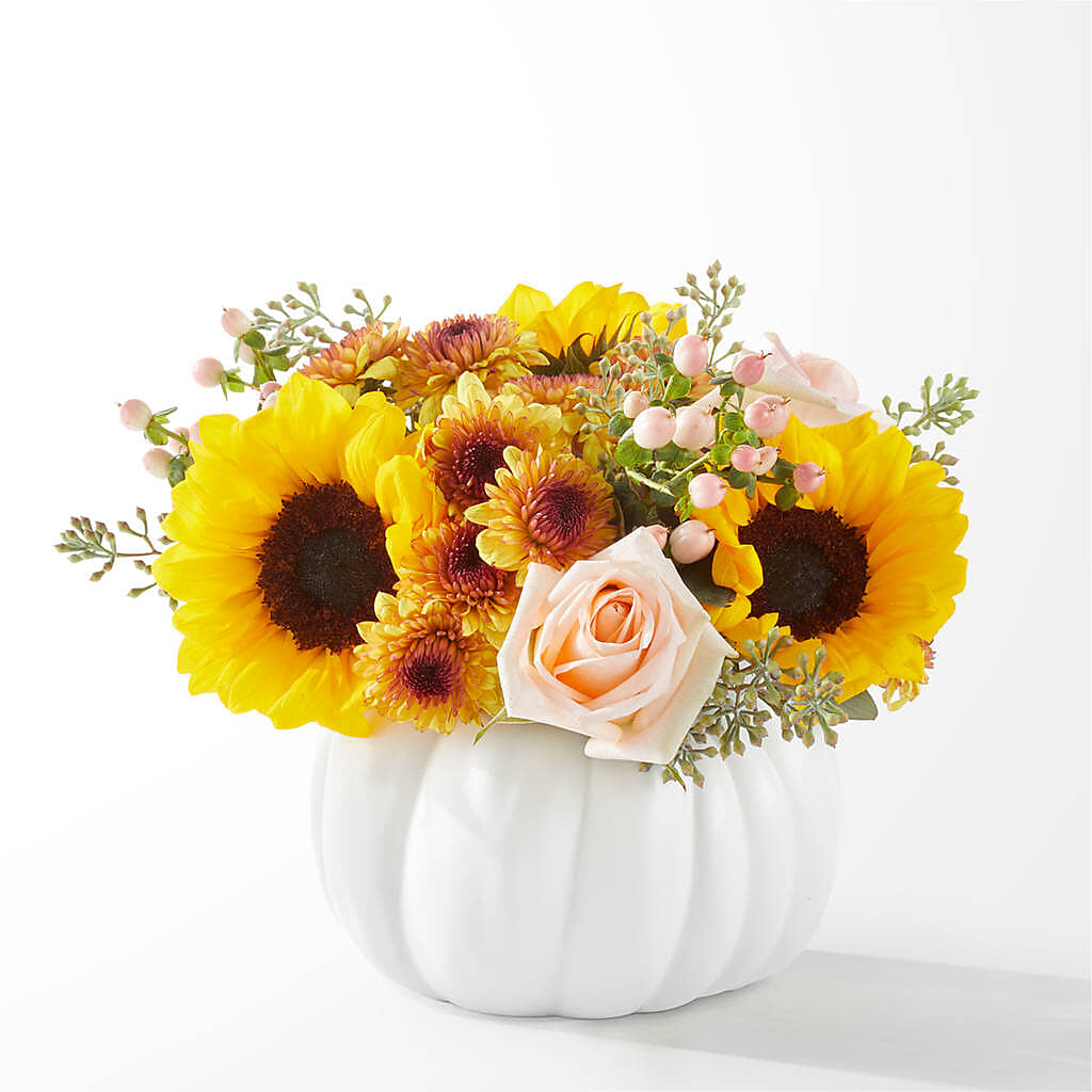 Pumpkin to Talk About Bouquet –  For The Love Of Flowers, Johns Island SC