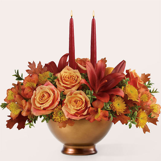 Harvest Table Centerpiece –  For The Love Of Flowers, Johns Island SC