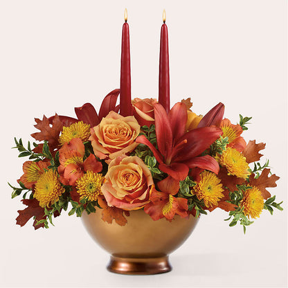 Harvest Table Centerpiece –  For The Love Of Flowers, Johns Island SC