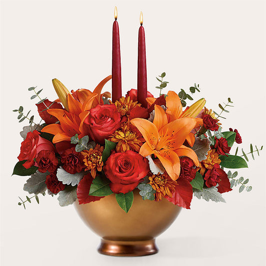 Fruits of Fall Centerpiece –  For The Love Of Flowers, Johns Island SC