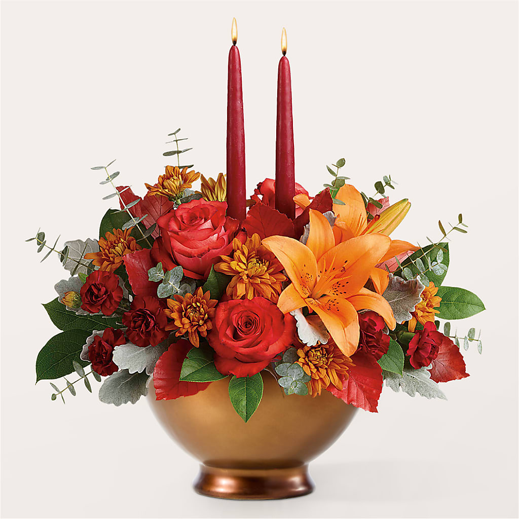 Fruits of Fall Centerpiece –  For The Love Of Flowers, Johns Island SC