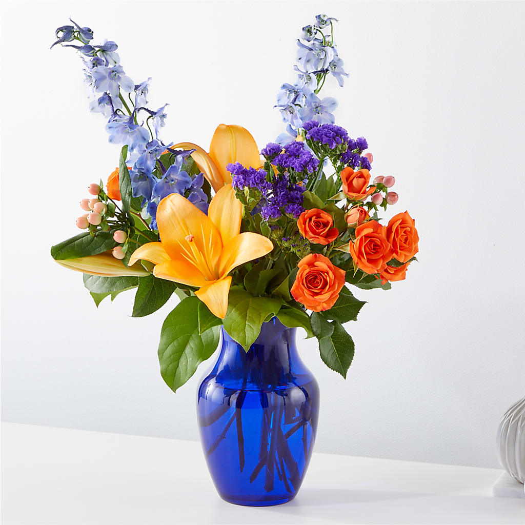 Radiant Citrus Bouquet –  For The Love Of Flowers, Johns Island SC