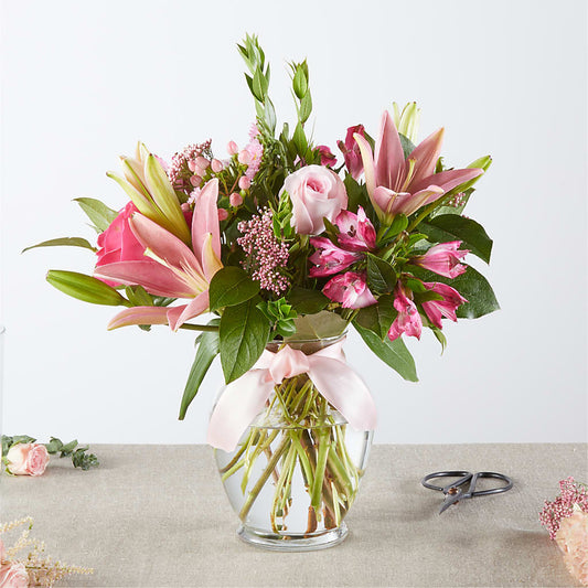 Pink Ribbon - A Florist Original –  For The Love Of Flowers, Johns Island SC