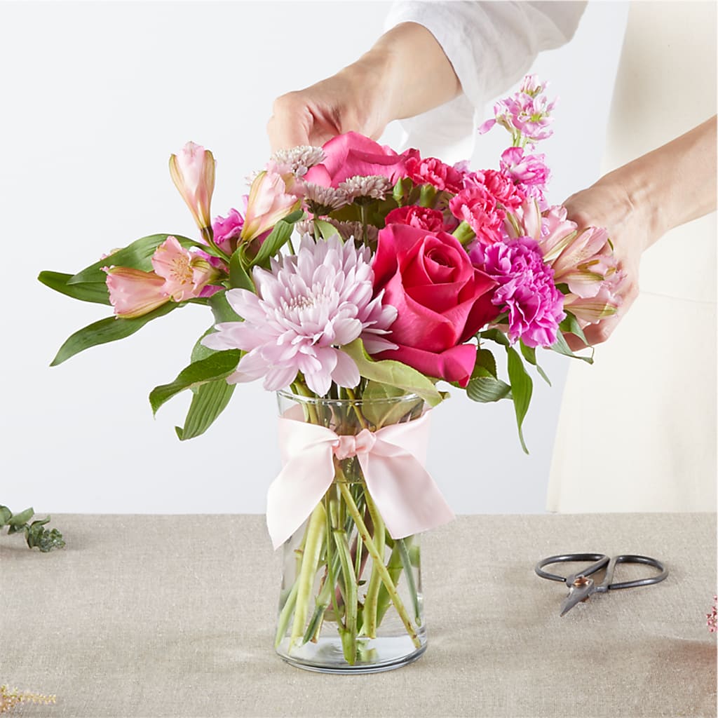 Pink Ribbon - A Florist Original –  For The Love Of Flowers, Johns Island SC