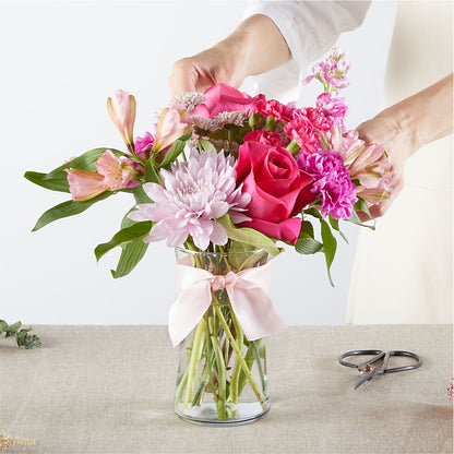 Pink Ribbon - A Florist Original –  For The Love Of Flowers, Johns Island SC