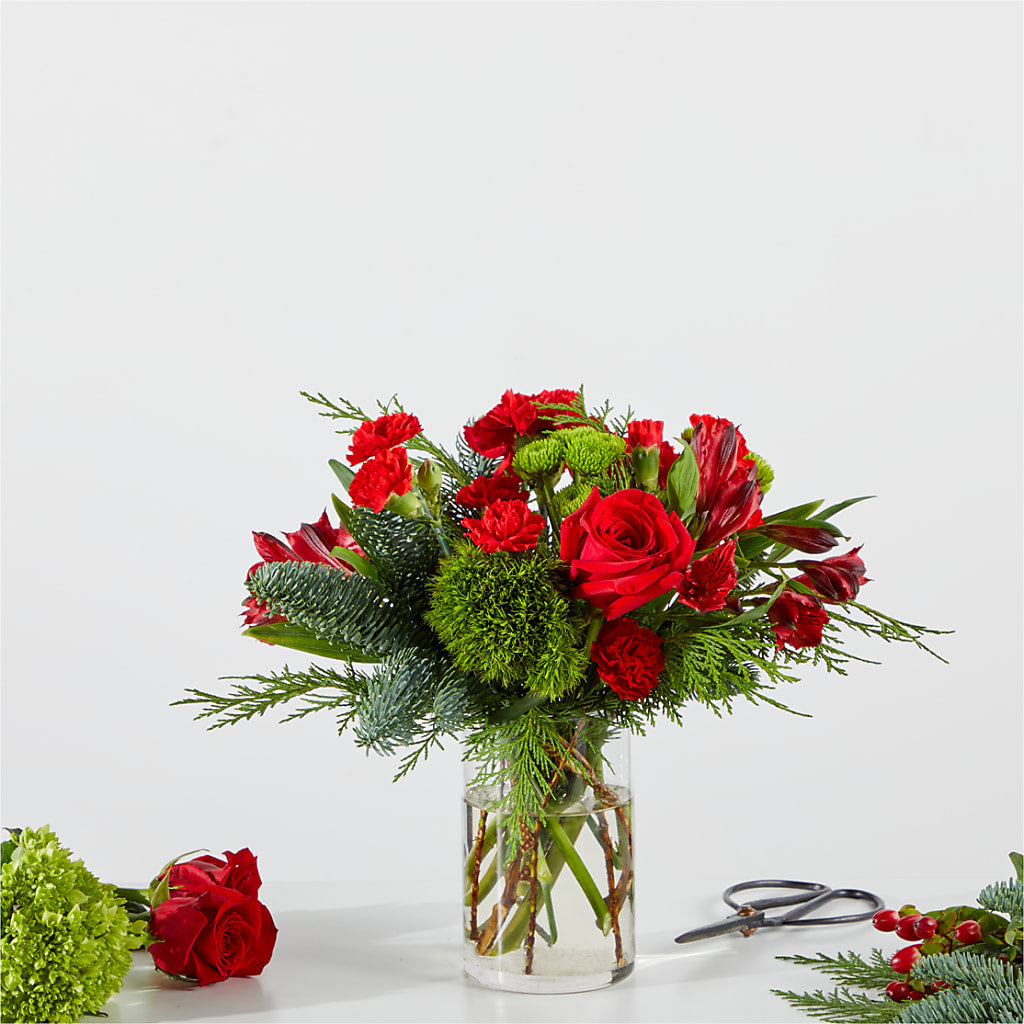 Merry Moment Bouquet – A Florist Original –  For The Love Of Flowers, Johns Island SC