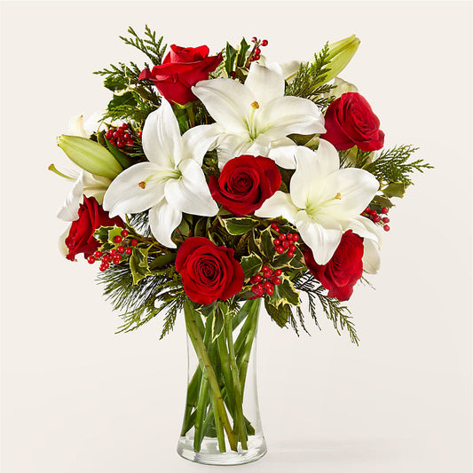Sparkling Snowflakes Bouquet –  For The Love Of Flowers, Johns Island SC
