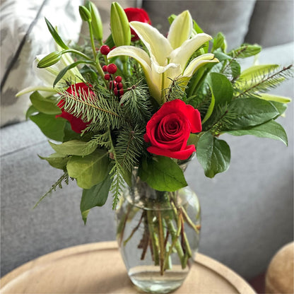 Sparkling Snowflakes Bouquet –  For The Love Of Flowers, Johns Island SC