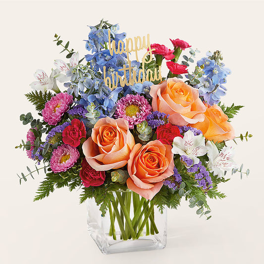 Birthday Bash Bouquet –  For The Love Of Flowers, Johns Island SC