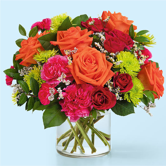 Colorful Carnival Bouquet –  For The Love Of Flowers, Johns Island SC