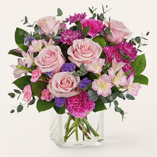 Rosy Radiance Bouquet –  For The Love Of Flowers, Johns Island SC