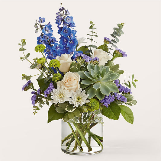 Cerulean Waves Bouquet –  For The Love Of Flowers, Johns Island SC