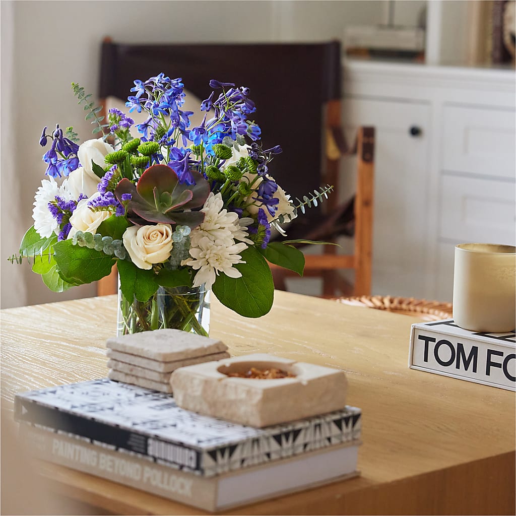 Cerulean Waves Bouquet –  For The Love Of Flowers, Johns Island SC