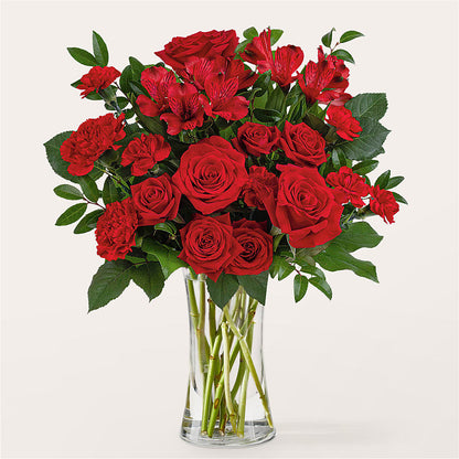 Brilliant Ruby Bouquet –  For The Love Of Flowers, Johns Island SC