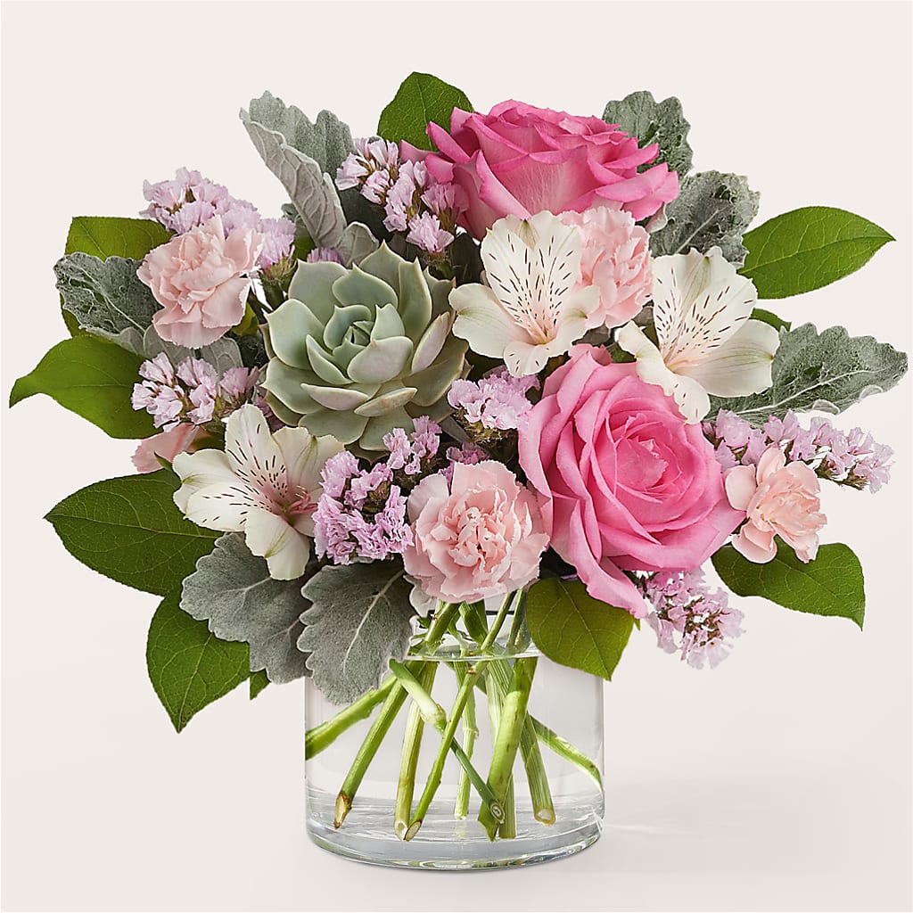 Dusty Rose Bouquet –  For The Love Of Flowers, Johns Island SC