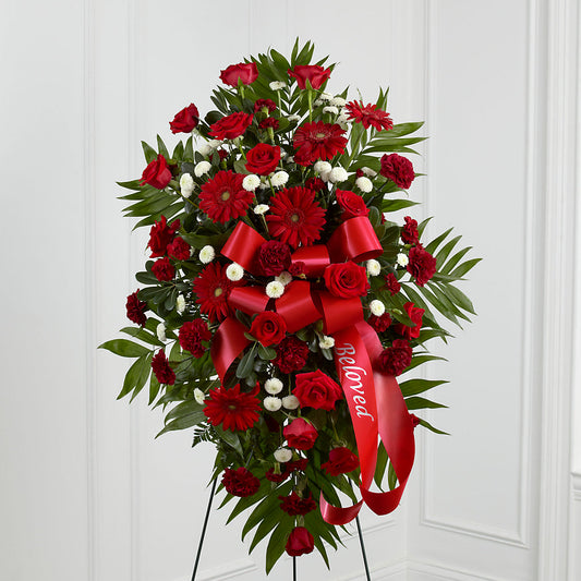 Treasured Memories Standing Spray –  For The Love Of Flowers, Johns Island SC