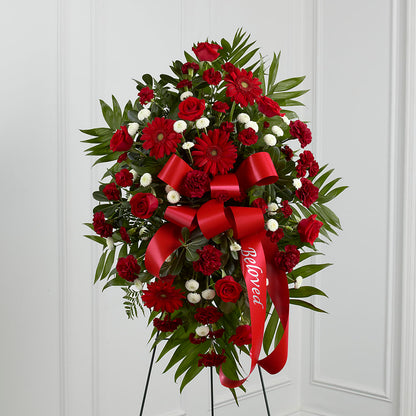 Treasured Memories Standing Spray –  For The Love Of Flowers, Johns Island SC