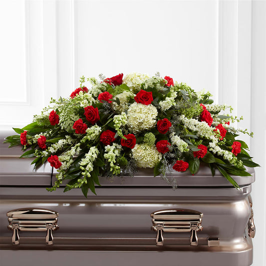 Sincerity Casket Spray –  For The Love Of Flowers, Johns Island SC