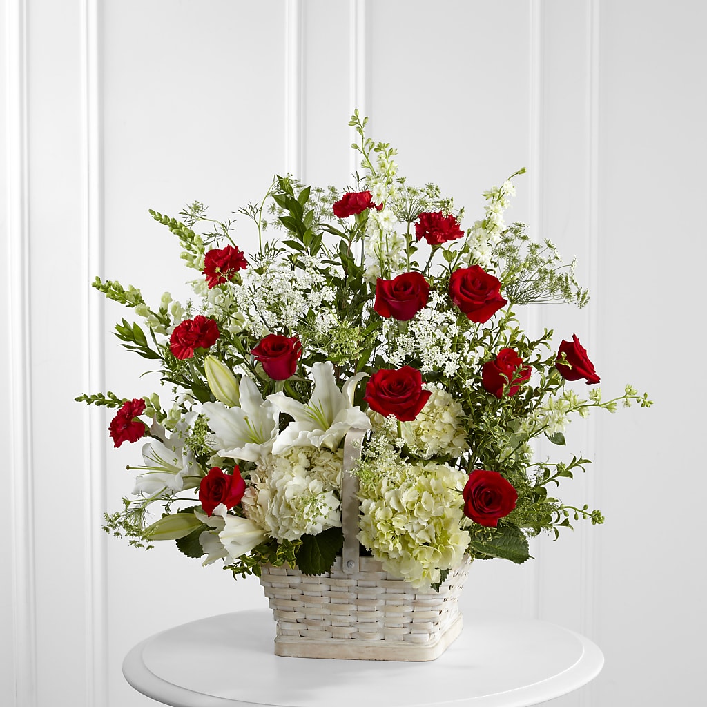 In Loving Memory Arrangement –  For The Love Of Flowers, Johns Island SC
