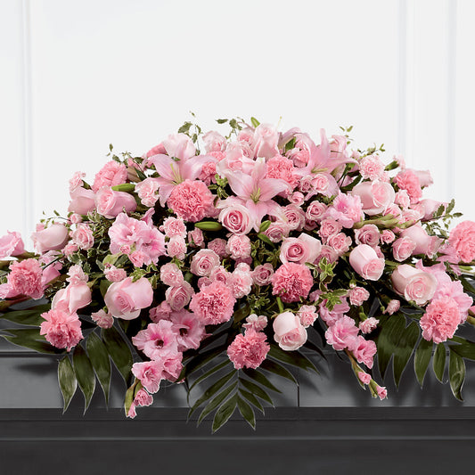 Garden of Comfort Casket Spray (Standard) –  For The Love Of Flowers, Johns Island SC