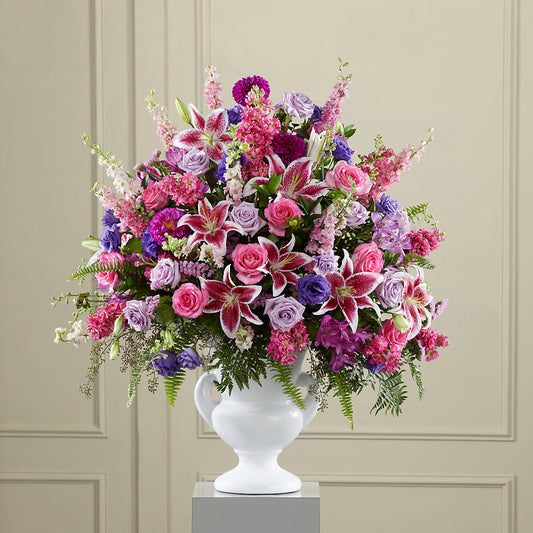 Peaceful Tribute Arrangement –  For The Love Of Flowers, Johns Island SC