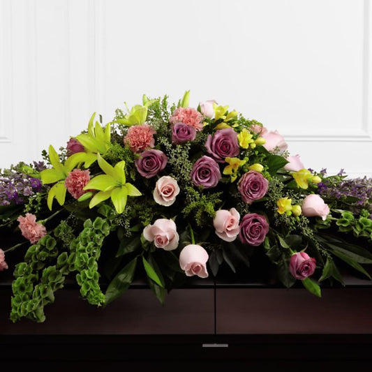 Forever Beloved Casket Spray –  For The Love Of Flowers, Johns Island SC