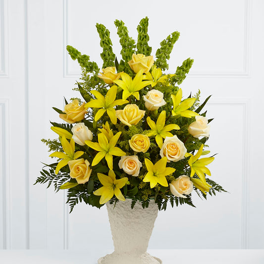 Golden Memories Arrangement –  For The Love Of Flowers, Johns Island SC