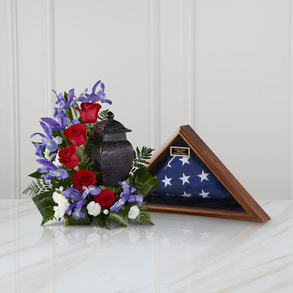 Patriotic Tribute Arrangement –  For The Love Of Flowers, Johns Island SC
